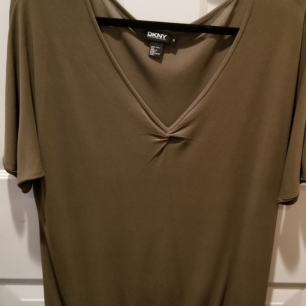 Flowing silk top by DKNY
